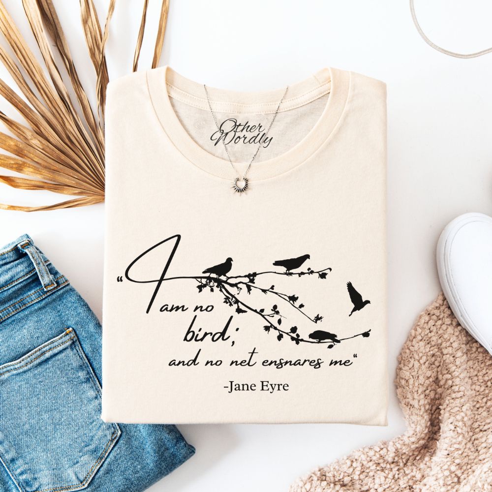 Jane Eyre Quote T-shirt | I Am No Bird