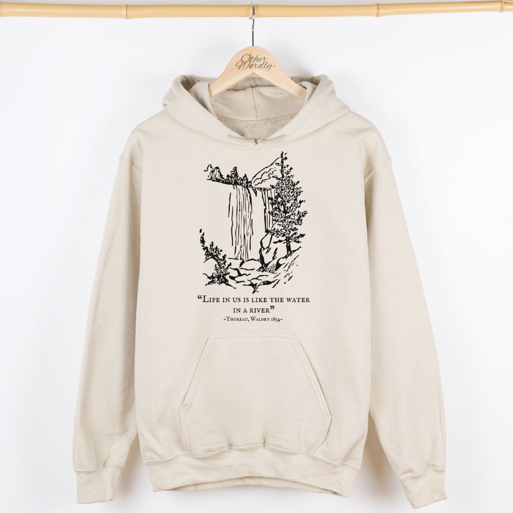 Thoreau Quote Hoodie | Life in Us