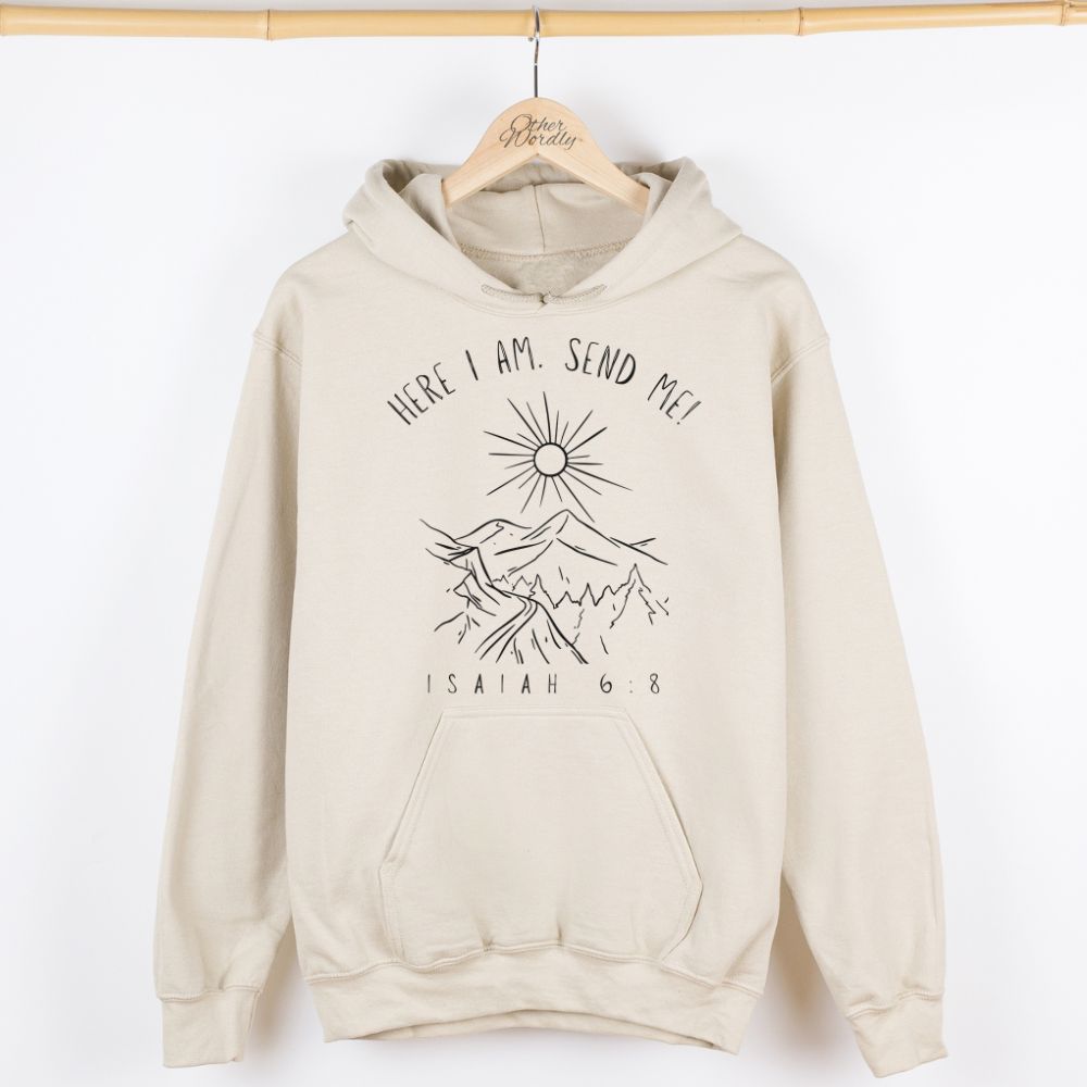 Isaiah 6:8 Verse Hoodie | Here I Am. Send Me!