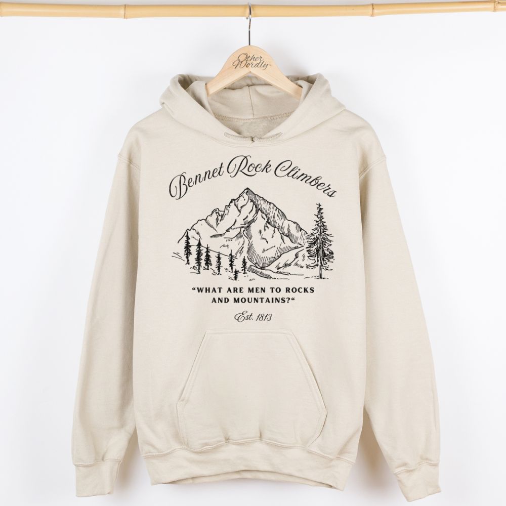 Bennet Rock Climbers | Pride & Prejudice Humor Hoodie