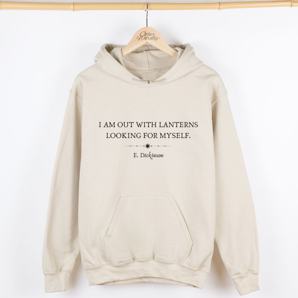 Emily Dickinson Quote Hoodie | Looking For Myself