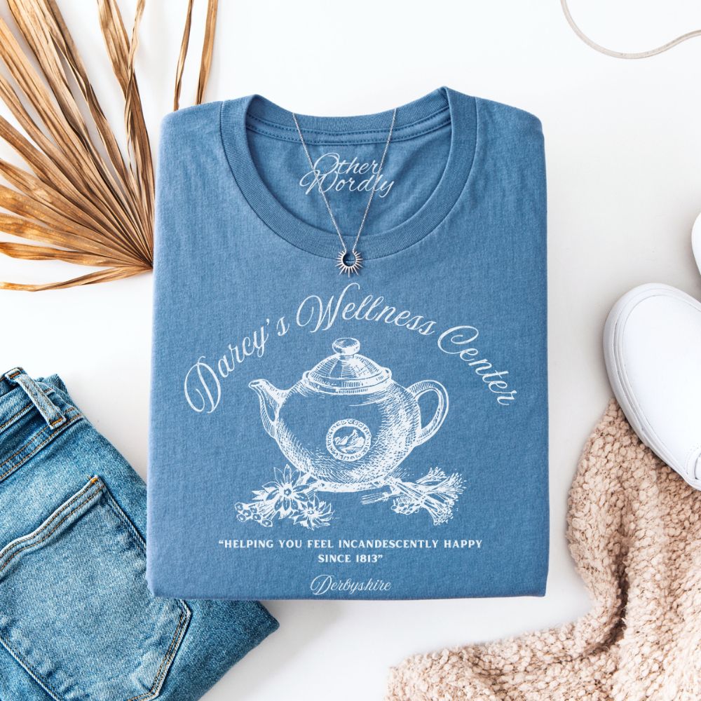 Darcy's Wellness Center | Pride & Prejudice Humor T-shirt