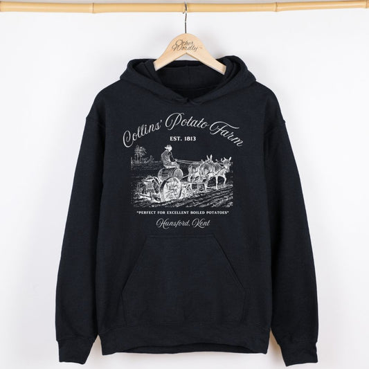 Collin's Potato Farm | Pride & Prejudice Humor Hoodie