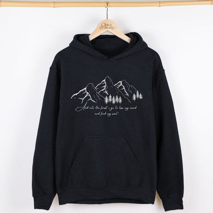 John Muir Quote Hoodie | And Into The Forest I Go
