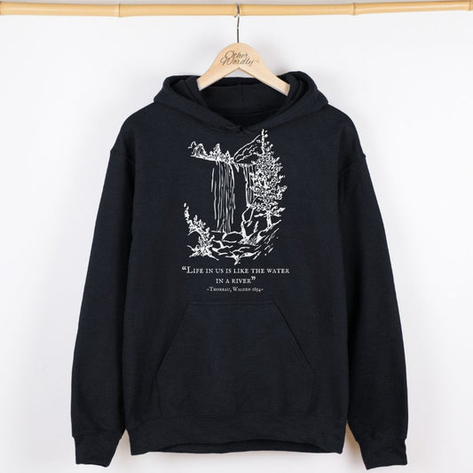 Thoreau Quote Hoodie | Life in Us