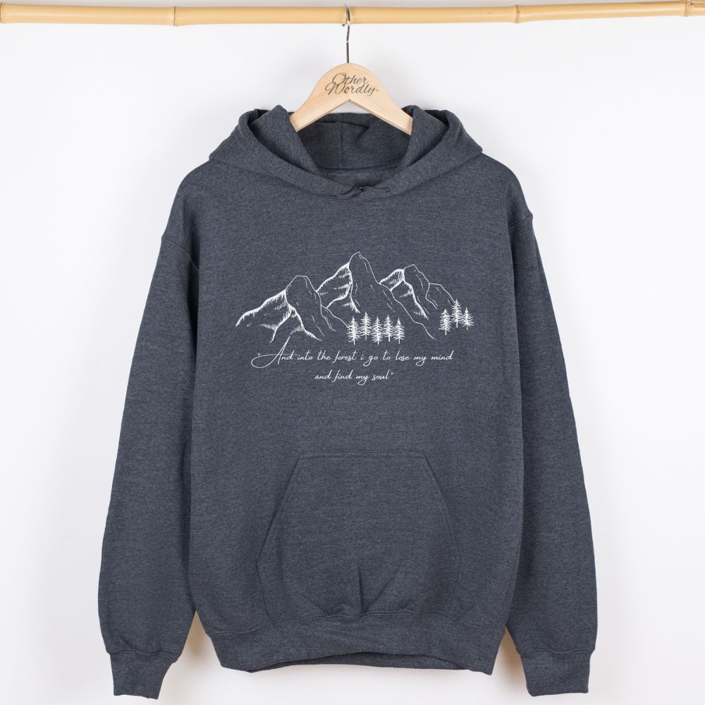 John Muir Quote Hoodie | And Into The Forest I Go