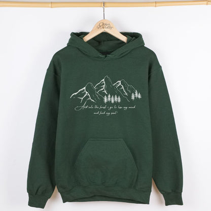 John Muir Quote Hoodie | And Into The Forest I Go
