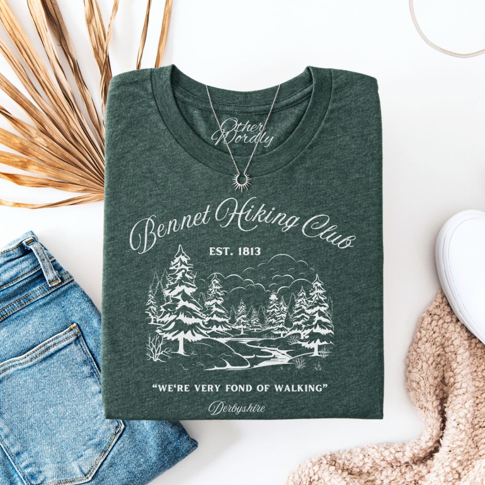 Bennet Hiking Club | Pride & Prejudice Humor T-shirt