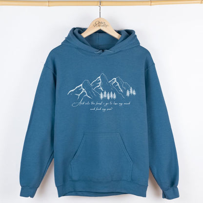 John Muir Quote Hoodie | And Into The Forest I Go