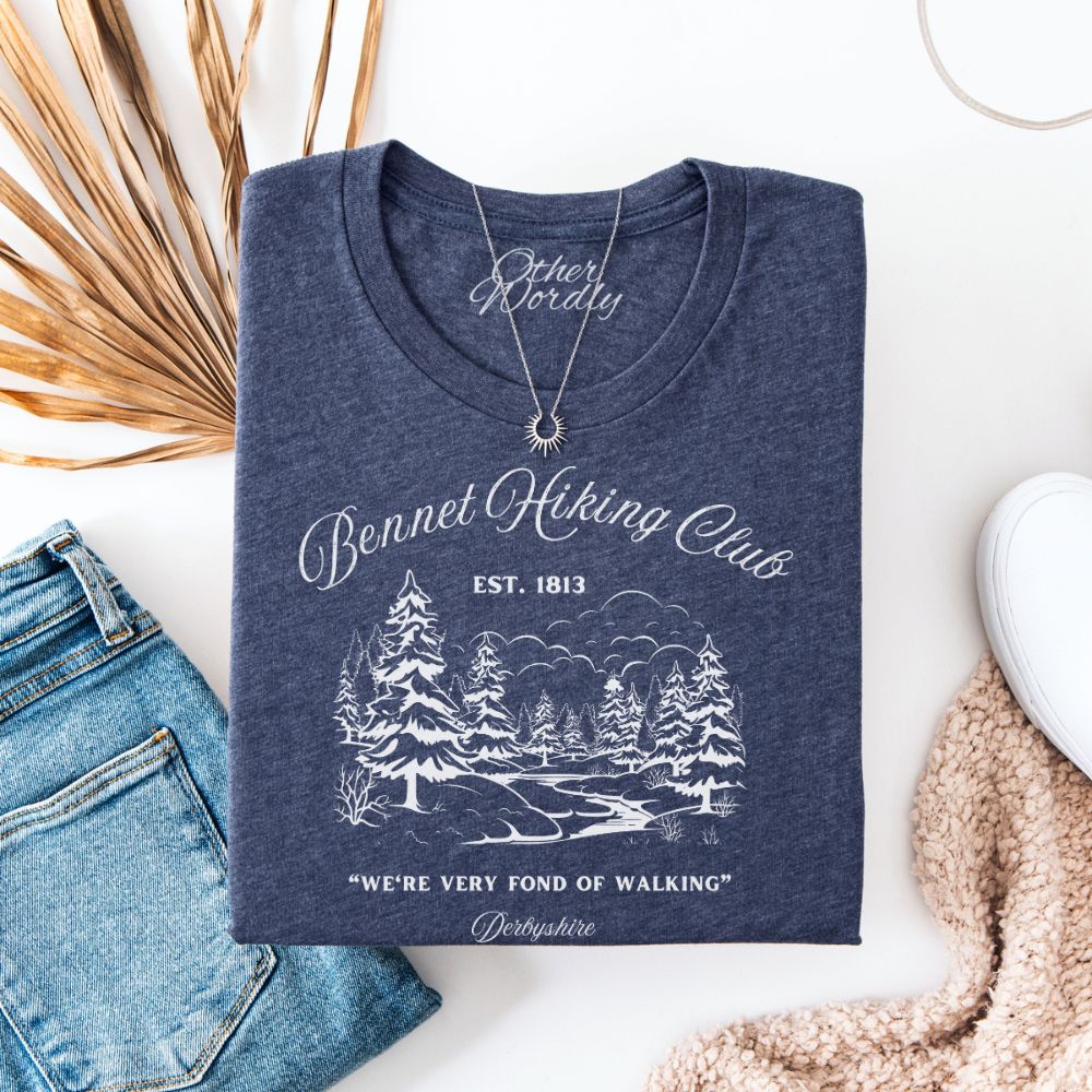 Bennet Hiking Club | Pride & Prejudice Humor T-shirt