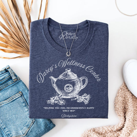Darcy's Wellness Center | Pride & Prejudice Humor T-shirt