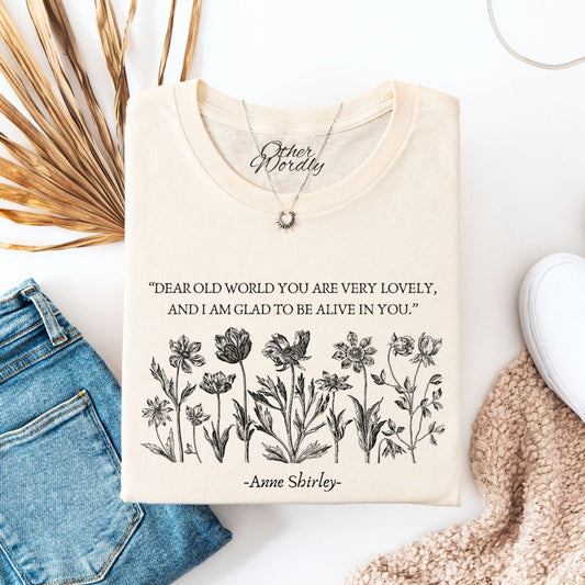 Anne of Green Gables Quote T-shirt | Dear Old World