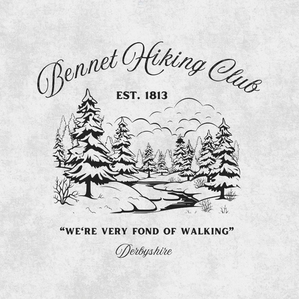 Bennet Hiking Club | Pride & Prejudice Humor T-shirt