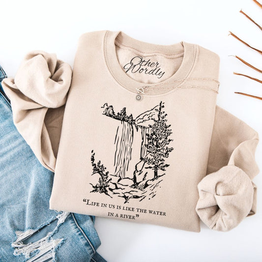 Thoreau Quote Sweatshirt | Life in Us