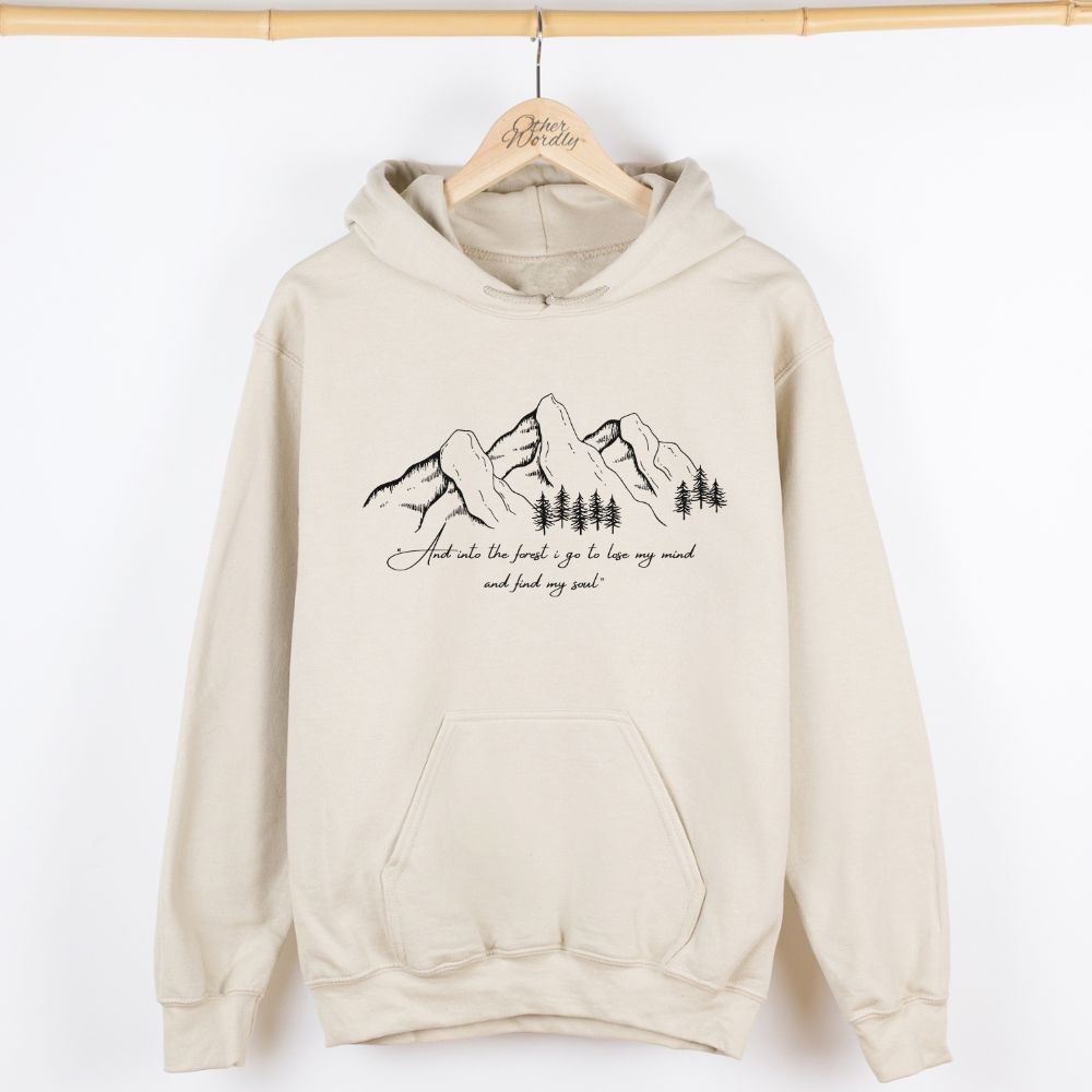 John Muir Quote Hoodie | And Into The Forest I Go