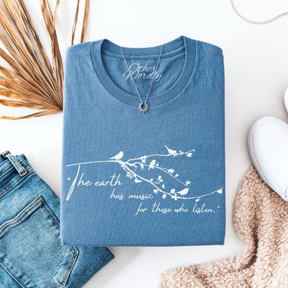 Shakespeare Quote T-shirt | The Earth Has Music