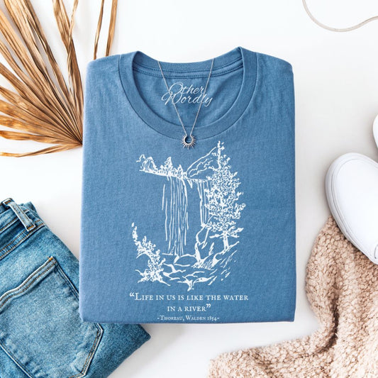Thoreau Quote T-shirt | Life in Us